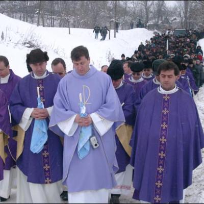 9 ianuarie 2006: Valea Seacă: Ultimul drum al părintelui Mihai Diac