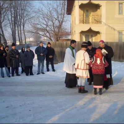 14-15 ianuarie 2006: Vizită pastorală în Parohia Lespezi
