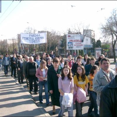 9 aprilie 2006: Iaşi: Duminica Floriilor - Ziua Tinerilor