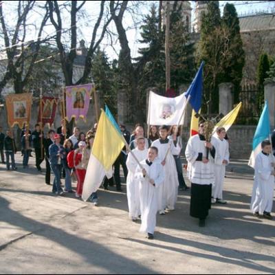 9 aprilie 2006: Iaşi: Duminica Floriilor - Ziua Tinerilor