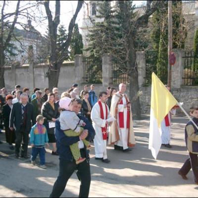 9 aprilie 2006: Iaşi: Duminica Floriilor - Ziua Tinerilor
