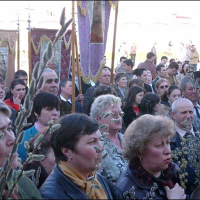 9 aprilie 2006: Iaşi: Duminica Floriilor - Ziua Tinerilor