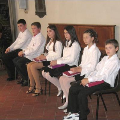 23 aprilie 2006: Administrarea Mirului la Prato (Italia)