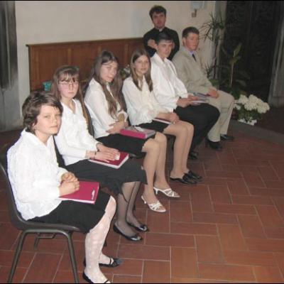 23 aprilie 2006: Administrarea Mirului la Prato (Italia)