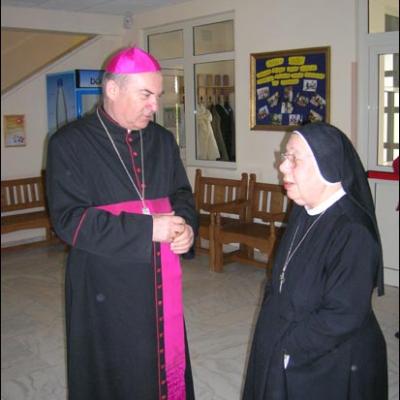 29 aprilie 2006: Întâlnire a terezinelor din România la Casa "Sf. Iosif" din Iaşi (foto: Ovidiu Bişog)