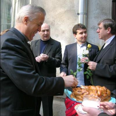 10 mai 2006: Iaşi: Cursul festiv al primei promoţii a Facultăţii de Teologie Romano-Catolică