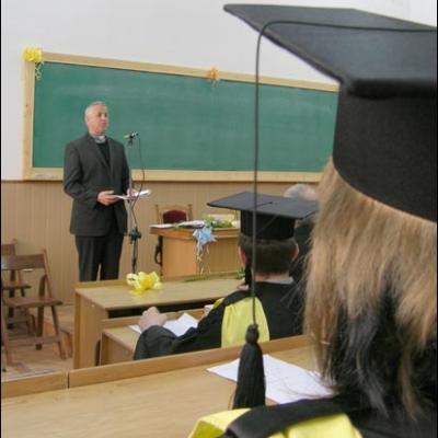 10 mai 2006: Iaşi: Cursul festiv al primei promoţii a Facultăţii de Teologie Romano-Catolică