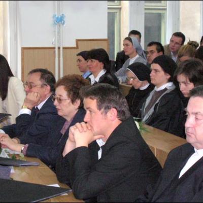 10 mai 2006: Iaşi: Cursul festiv al primei promoţii a Facultăţii de Teologie Romano-Catolică