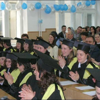 10 mai 2006: Iaşi: Cursul festiv al primei promoţii a Facultăţii de Teologie Romano-Catolică