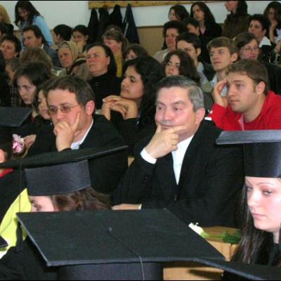 10 mai 2006: Iaşi: Cursul festiv al primei promoţii a Facultăţii de Teologie Romano-Catolică