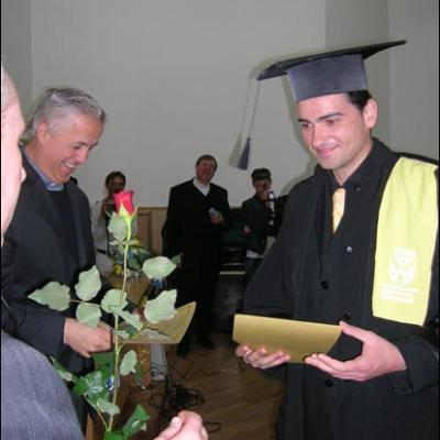 10 mai 2006: Iaşi: Cursul festiv al primei promoţii a Facultăţii de Teologie Romano-Catolică
