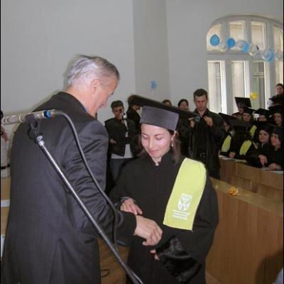 10 mai 2006: Iaşi: Cursul festiv al primei promoţii a Facultăţii de Teologie Romano-Catolică