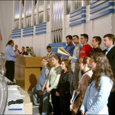 28 mai 2006: Iaşi: Cateheza absolvenţilor