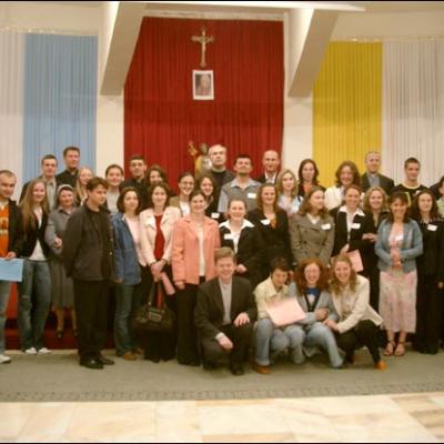28 mai 2006: Iaşi: Cateheza absolvenţilor
