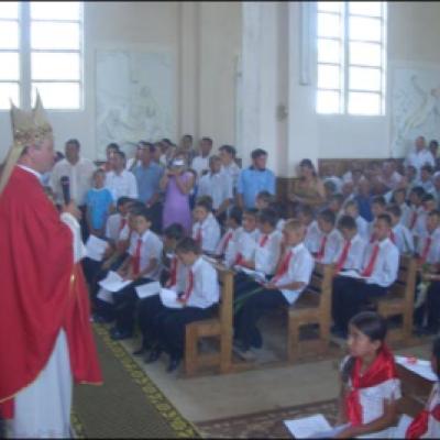 22 iulie 2006: Administrarea Mirului în Parohia Coman