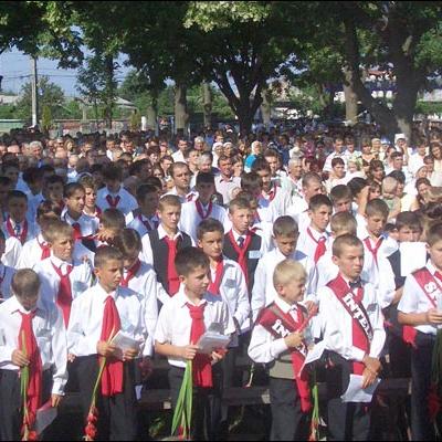 12 august 2006: Administrarea Mirului în Parohia Răchiteni