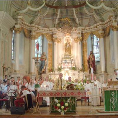 23 august 2006: Şumuleu Ciuc: Întâlnirea Naţională a Tinerilor Catolici - deschiderea