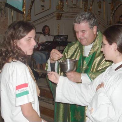 23 august 2006: Şumuleu Ciuc: Întâlnirea Naţională a Tinerilor Catolici - deschiderea