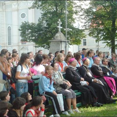 24 august 2006: Şumuleu Ciuc: Întâlnirea Naţională a Tinerilor Catolici - prima zi