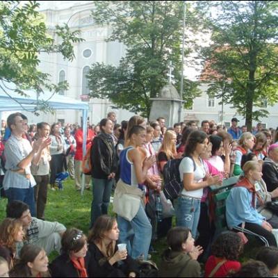 24 august 2006: Şumuleu Ciuc: Întâlnirea Naţională a Tinerilor Catolici - prima zi