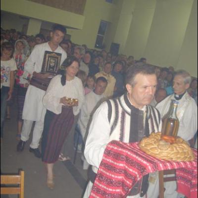 24 august 2006: Nicolae Bălcescu: Sfinţirea bisericii din cimitir, dedicată Tuturor Sfinţilor