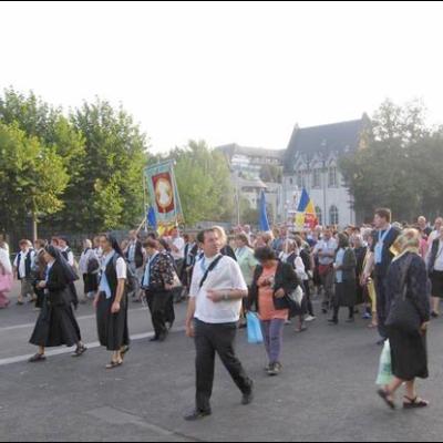 10 septembrie 2006: Momente din timpul pelerinajului diecezan la Lourdes