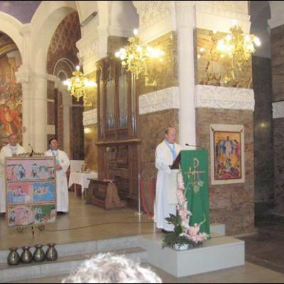 10 septembrie 2006: Momente din timpul pelerinajului diecezan la Lourdes