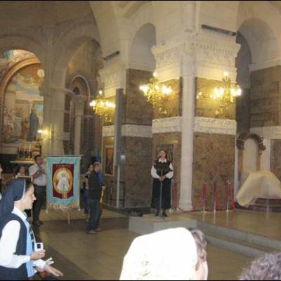 10 septembrie 2006: Momente din timpul pelerinajului diecezan la Lourdes