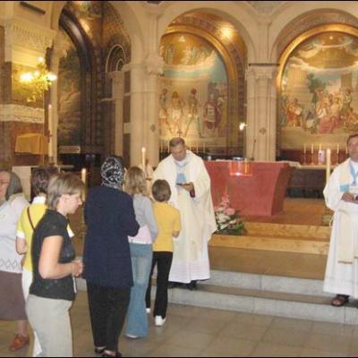 10 septembrie 2006: Momente din timpul pelerinajului diecezan la Lourdes