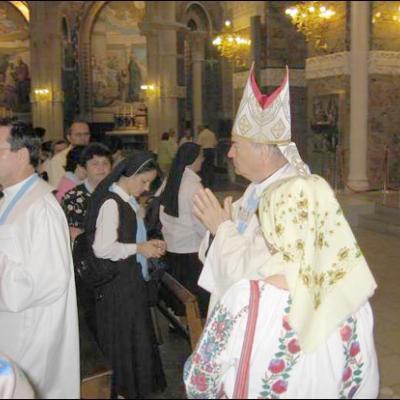 10 septembrie 2006: Momente din timpul pelerinajului diecezan la Lourdes