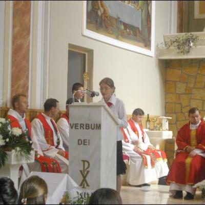 10 septembrie 2006: Administrarea Mirului în Parohia Mărgineni