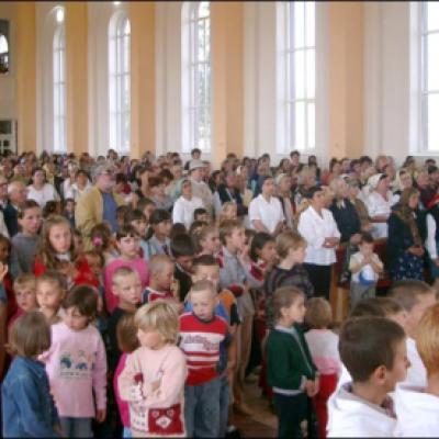 16 septembrie 2006: Horgeşti: Inaugurarea noii biserici