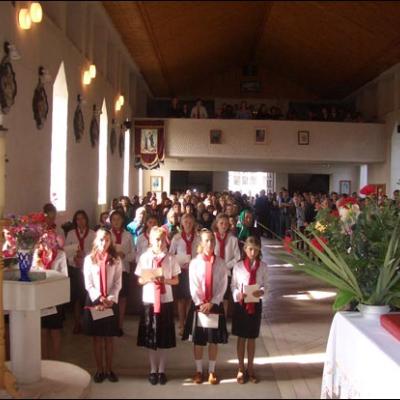 8 octombrie 2006: Administrarea Mirului în Parohia Focuri