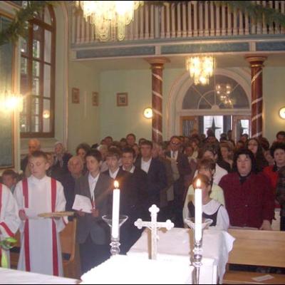15 octombrie 2006: Administrarea Mirului în Parohia Fălticeni