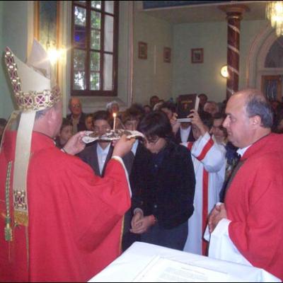 15 octombrie 2006: Administrarea Mirului în Parohia Fălticeni