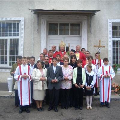 15 octombrie 2006: Administrarea Mirului în Parohia Fălticeni