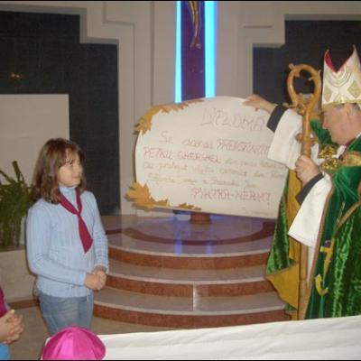 4-5 noiembrie 2006: Vizită pastorală în Parohia "Sf. Tereza a Pruncului Isus" din Piatra Neamţ