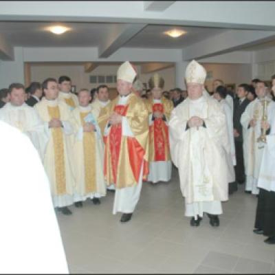 26 noiembrie 2006: Bacău: Sfinţirea Seminarului Teologic Romano-Catolic "Sfântul Iosif"