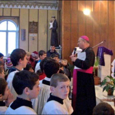 9-10 decembrie 2006: Vizită pastorală în Parohia Ploscuţeni