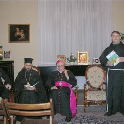 11 decembrie 2006: Bucureşti (Nunţiatura apostolică): Lansarea cărţii "Un buchet de laude pentru papa Ioan Paul al II-lea"