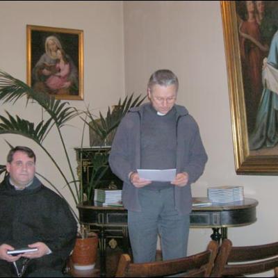 11 decembrie 2006: Bucureşti (Nunţiatura apostolică): Lansarea cărţii "Un buchet de laude pentru papa Ioan Paul al II-lea"