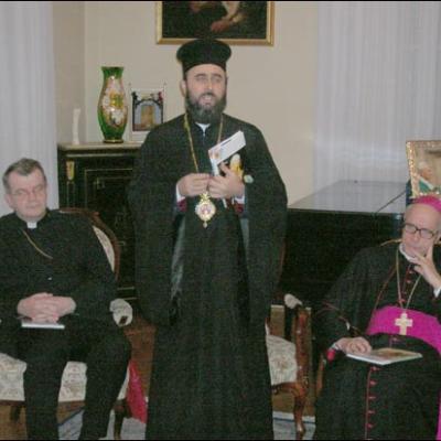 11 decembrie 2006: Bucureşti (Nunţiatura apostolică): Lansarea cărţii "Un buchet de laude pentru papa Ioan Paul al II-lea"