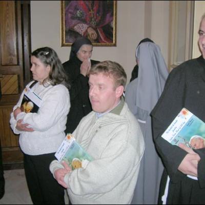 11 decembrie 2006: Bucureşti (Nunţiatura apostolică): Lansarea cărţii "Un buchet de laude pentru papa Ioan Paul al II-lea"
