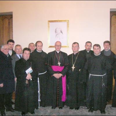 11 decembrie 2006: Bucureşti (Nunţiatura apostolică): Lansarea cărţii "Un buchet de laude pentru papa Ioan Paul al II-lea"