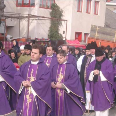 3 februarie 2007: Nicolae Bălcescu: Funeraliile părintelui Ioan Sociu