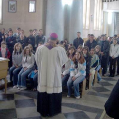 17-18 martie 2007: Vizită pastorală în Parohia "Sf. Tereza a Pruncului Isus" din Roman
