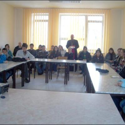 17-18 martie 2007: Vizită pastorală în Parohia "Sf. Tereza a Pruncului Isus" din Roman