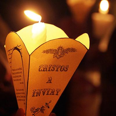 8 aprilie 2007: Iaşi: Liturghia din noaptea Învierii (FOCUS)