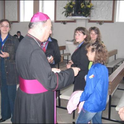 14-15 aprilie 2007: Vizită pastorală în Parohia "Fericitul Ieremia Valahul" din Roman