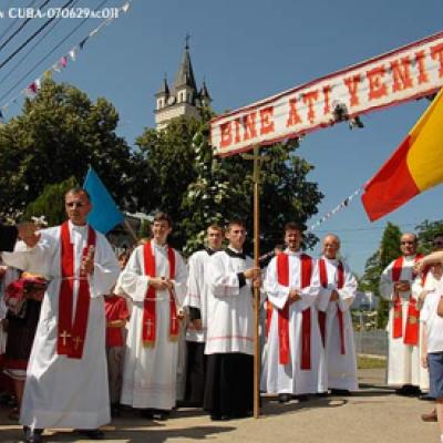 29 iunie 2007: Răducăneni: PS Petru Gherghel oaspete la hram (FOCUS)